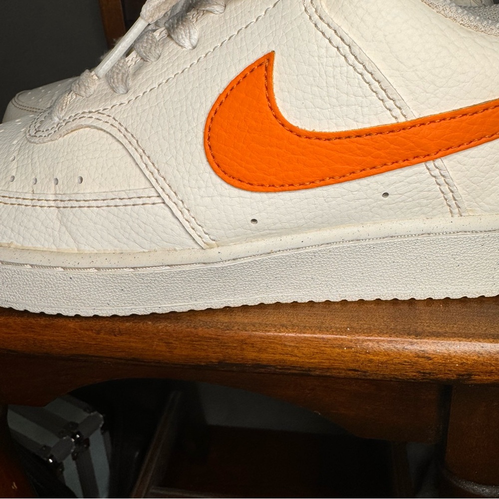 Nike Court Vision Low Next Nature “Sail Hot Curry”Women’s Size 7 Sneakers - Picture 7 of 10